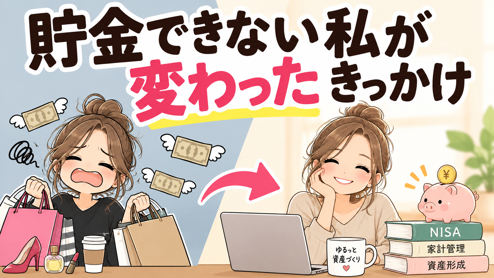 貯金できなかった私がNISAを始めて資産形成するようになったきっかけ